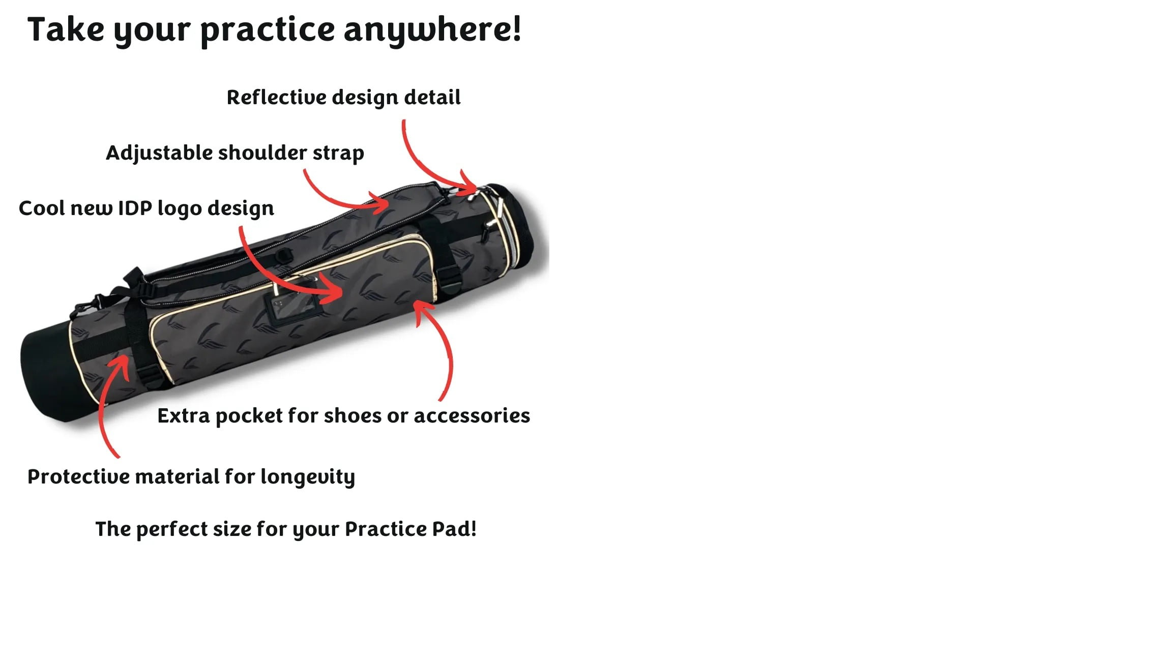 Nail Your Routine: Large Inferno Tap Dance Mat / Practice Pad (100cm X 70cm, UK Made)